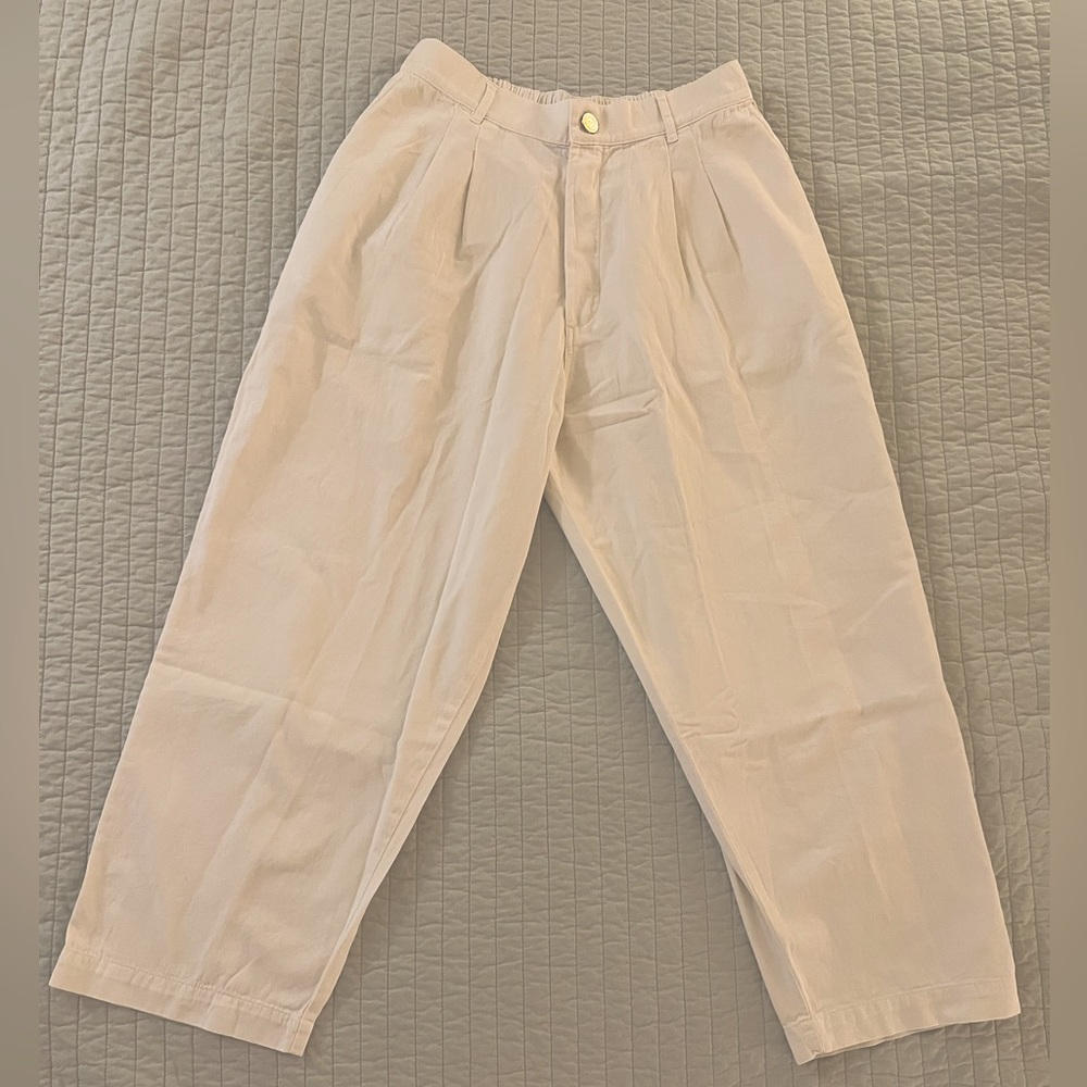 *TRADE OR SELL* Big Bud Press White Medium Petite Trouser, worn once!